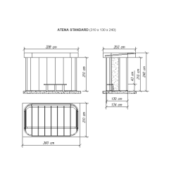 Wiata przystankowa Atena
